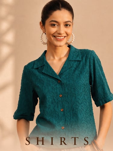 woman modern ethnic shirts tryshopy