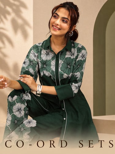 woman modern ethnic co orde sets tryshopy
