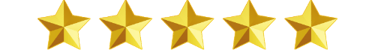5 golden stars