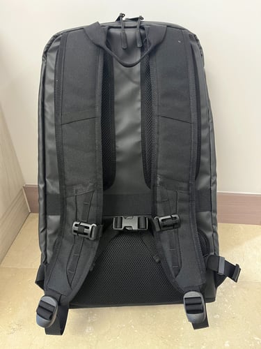 Rear view of backpack