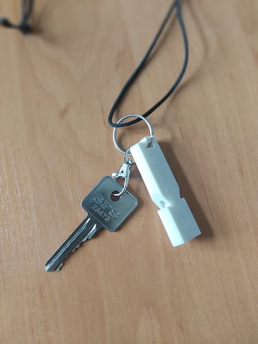 Help whistle to the keys