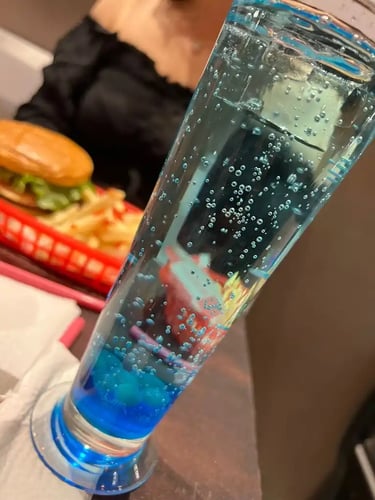 soda italiana con perlas explosivas mora azul