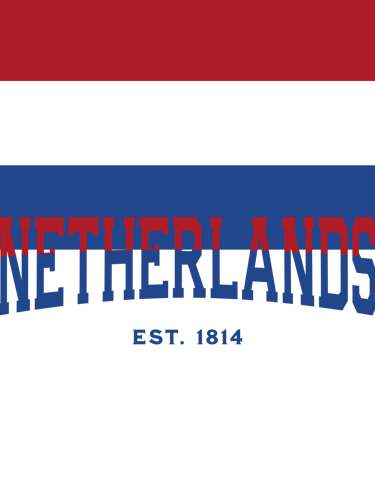 a red, white and blue logo with the word,'the word, and