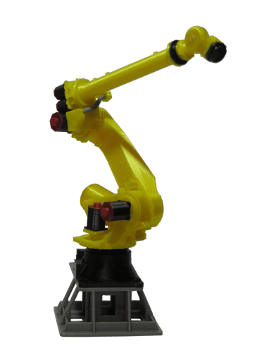 Maquette de robot industriel FANUC