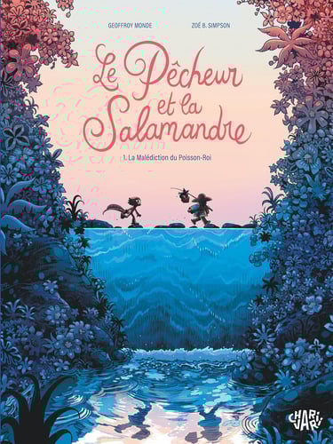 Première de couverture du tome 1 de la BD Le Pêcheur et la Salamandre