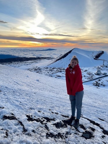 Maunakea Hawai'i Schnee Gedanken Annerschtwo