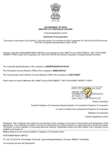 a document with a document in the middle of it