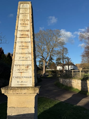 The Bredon Obelisk, taken 2025