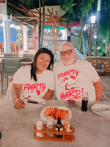 party hard, Austrian - Filipino couple