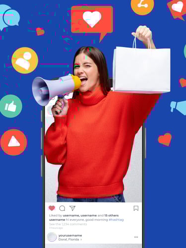 Social media marketing concept with mobile applications and digital icons for online business growth by TheDigiWold.in