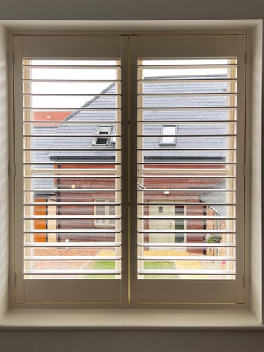 Bedroom window shutters oxford