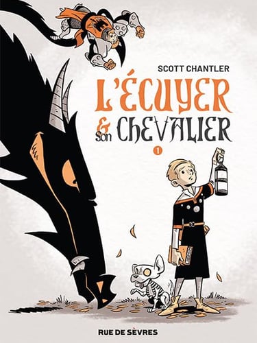 Première de couverture de la BD L'écuyer et son chevalier 1