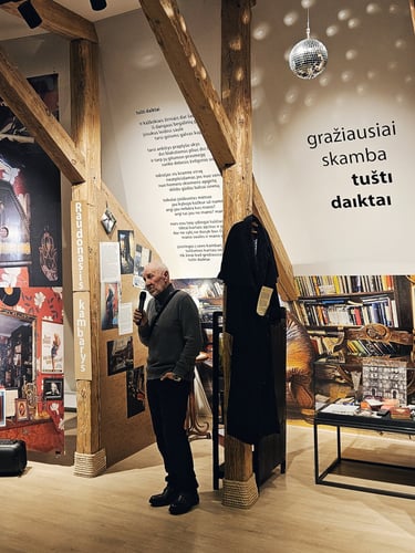 Donaldas Kajokas Parodos atidarymas Kęstutis Navakas