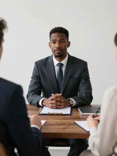 Make the image that of a caucasian and the parties in dispute one black and the other Asian. asian