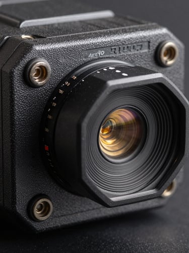 Extreme close-up of the ruggedized AeroChain sensor unit, showing the IP67-rated sealed casing and precise thermal probe connector