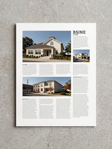 Finished graphic design piece photographed flat on a neutral stone surface, clean even studio lighting, full artwork readable at scale, precise framing with generous negative space to the left