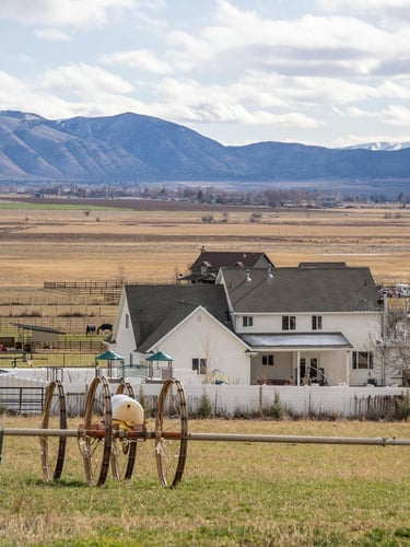 Rural landscape in Northern Utah