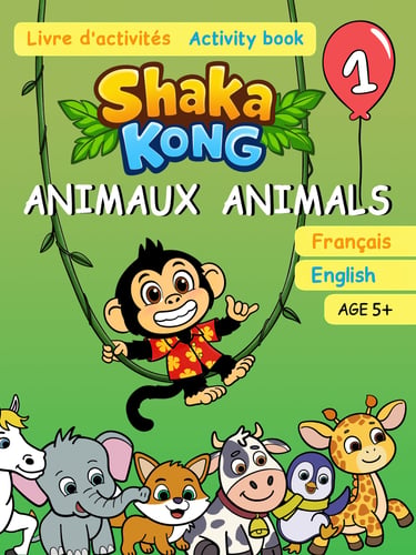Shaka Kong bilingual activity book for children