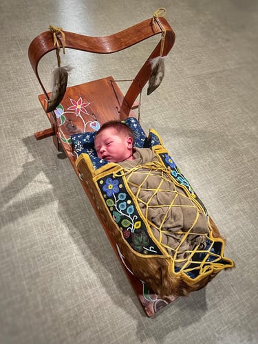 Native American cradleboard