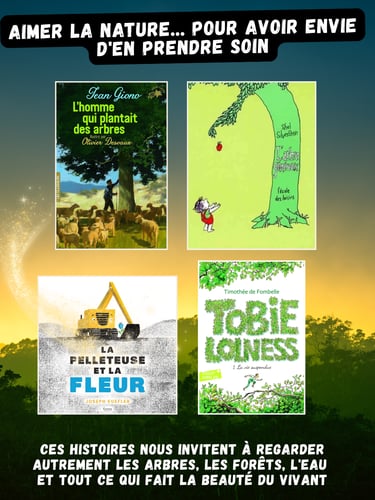 livres littérature jeunesse nature planète arbres