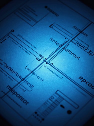 sterile technical photography, cold blue terminal glow, dark high-contrast shadows, macro lens, cryptographic schematics