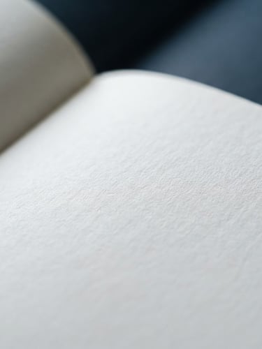 Macro photograph of a printed book page, sharp focus on academic typography, cool diffused daylight, deep navy tones, 35mm lens