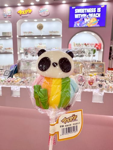 a panda bear lollipoppop lollipop lollipop lollipop