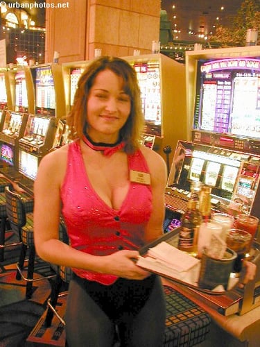 New York New York Las Vegas cocktail waitress