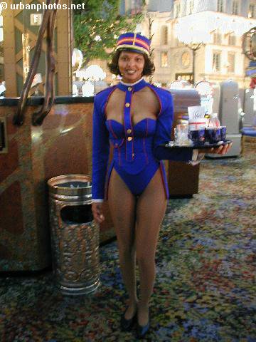 Paris Las Vegas cocktail waitress
