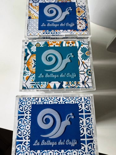 Porta tovaglioli Bar personalizzati in plexiglass