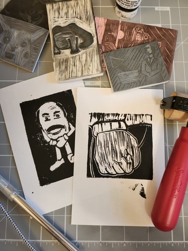 linocut memes
