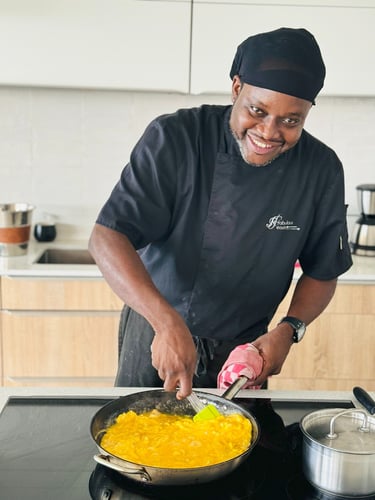 chef gourmet brunch villa saint martin