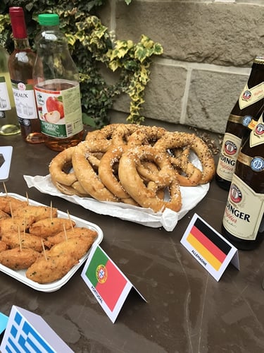 Boissons et spécialités culinaires européennes