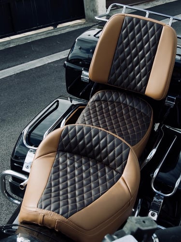 honda goldwing matelassé losange