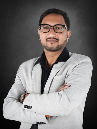 Sharp and polished corporate portrait showcasing a professional in formal attire for LinkedIn.
