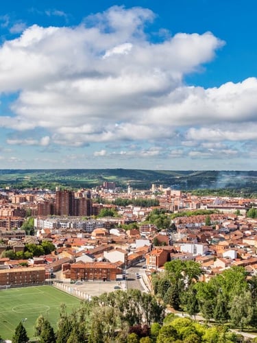 Palencia. Vista general desde el Otero