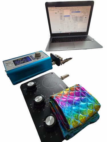 Healing technology meets textiles—the tools needed to infuse frequencies into holographic fabric