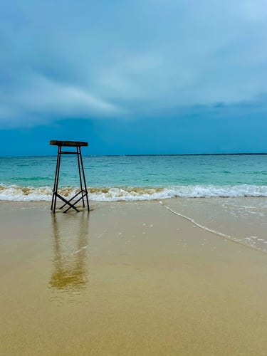 "My Table Awaits" Let's sip & soak in the beauty. Grand Case, Saint Martin