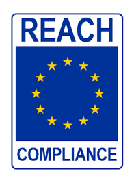 Reach Compliance certificate, EU stars blue and yellow