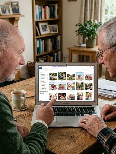 Spending time with older people to gently comprehend computers for over 30 years