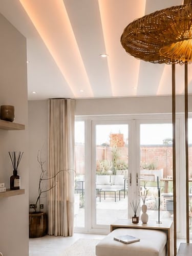 invisible heating in ceiling