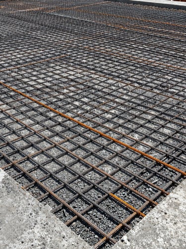 dalle béton, construction et terrasse
