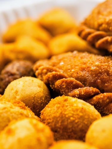 empanadas and Brazilian and Argentinian food