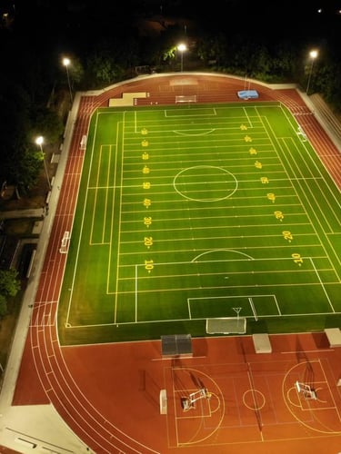 auch Sportplätze und Stadien müssen geprüft werden