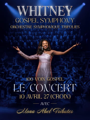 affiche flyer whitney houston tribute gospel challenge symphonique