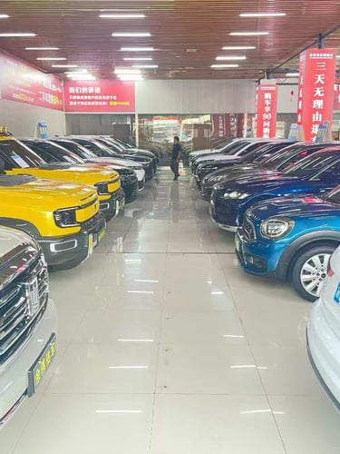 Professional used car showroom in Chongqing with ready-to-export inventory