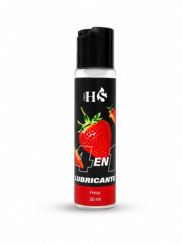 Lubricante íntimo 4 en 1 sabor fresa 30 ml | Sheixy Shop