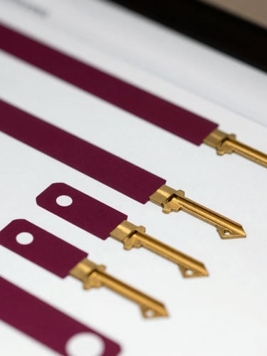 Macro shot of a clean digital interface displaying encrypted data streams and cryptographic hash keys, deep burgundy and gold accents, bright neutral studio lighting, sharp focus