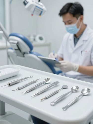 Bright high-key medical photography of a modern laparoscopic surgery device console in a sterile clinical daylight setting, sharp focus, 50mm