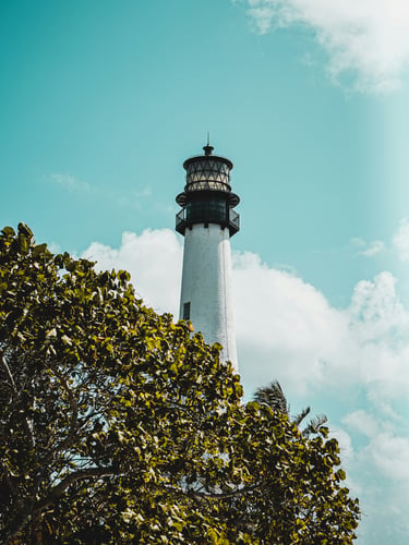 Cape Florida Lighthouse at Bill Baggs Cape Florida State Park, Key Biscayne